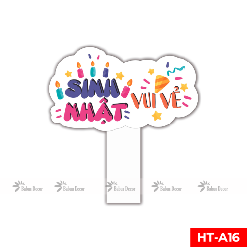 Hashtag sinh nhật HT-A16