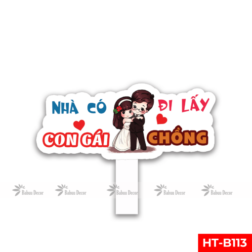 Hashtag đám cưới HT-B113