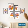 Bộ 6 tranh trang trí trừu tượng TRA_A6_001