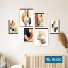 Bộ 6 tranh trang trí trừu tượng TRA_A6_003