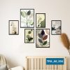 Bộ 6 tranh trang trí trừu tượng TRA_A6_004