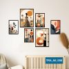 Bộ 6 tranh trang trí trừu tượng TRA_A6_008