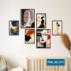 Bộ 6 tranh trang trí trừu tượng TRA_A6_011