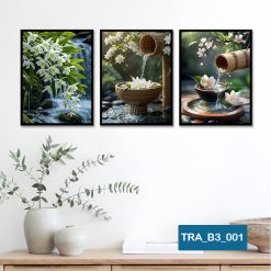 Bộ 3 tranh trang trí phong cảnh TRA_B3_001