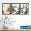 Bộ 3 tranh trang trí phong cảnh TRA_B3_012
