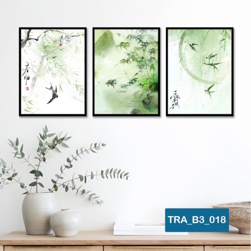 Bộ 3 tranh trang trí phong cảnh TRA_B3_018