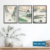 Bộ 3 tranh trang trí phong cảnh TRA_B3_020