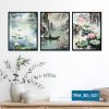 Bộ 3 tranh trang trí phong cảnh TRA_B3_021
