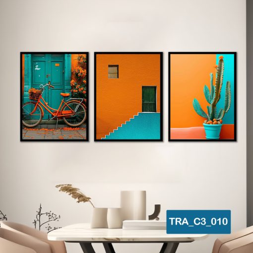 Bộ 3 tranh chủ đề hiện đại TRA_C3_010
