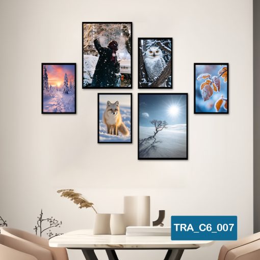 Bộ 6 tranh hiện đại TRA_C6_007