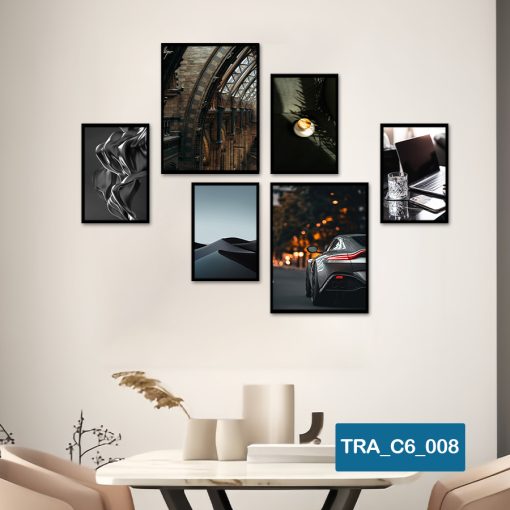 Bộ 6 tranh hiện đại TRA_C6_008