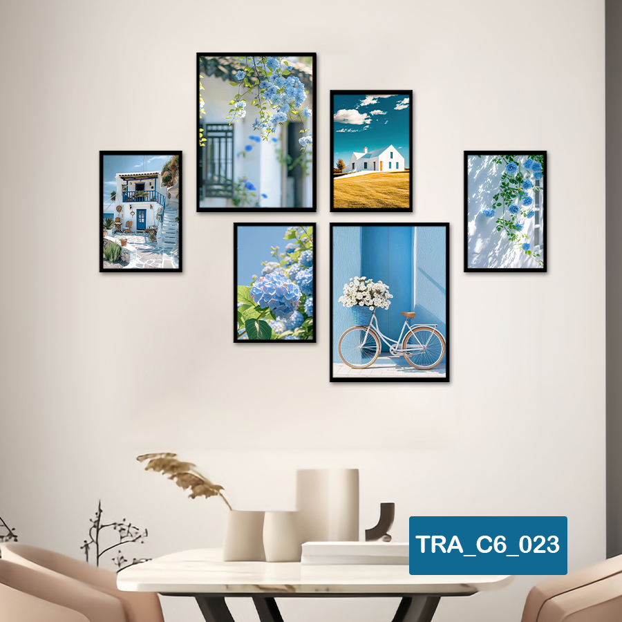 TRA_C6_023 Bộ 6 tranh hiện đại TRA_C6_023