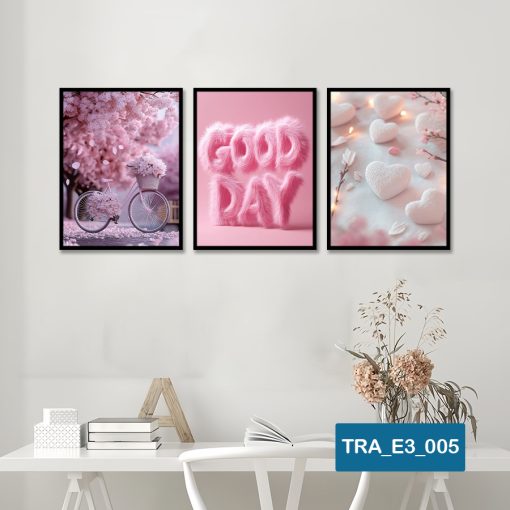 Bộ 3 tranh cô gái hiện đại TRA_E3_005