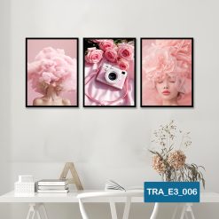 Bộ 3 tranh cô gái hiện đại TRA_E3_006
