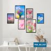 Bộ 6 tranh cô gái hiện đại TRA_E6_007