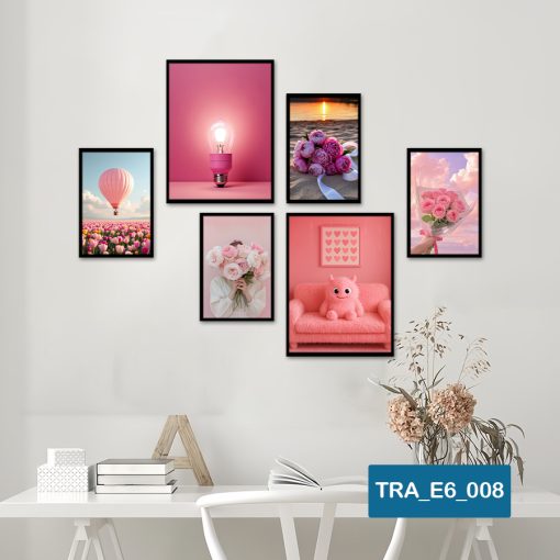 Bộ 6 tranh cô gái hiện đại TRA_E6_008