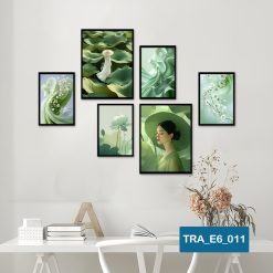 Bộ 6 tranh cô gái hiện đại TRA_E6_011
