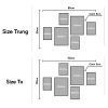 Bố cục Bộ 6 tranh cô gái hiện đại