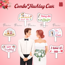 Combo Hashtag cưới ảnh bìa