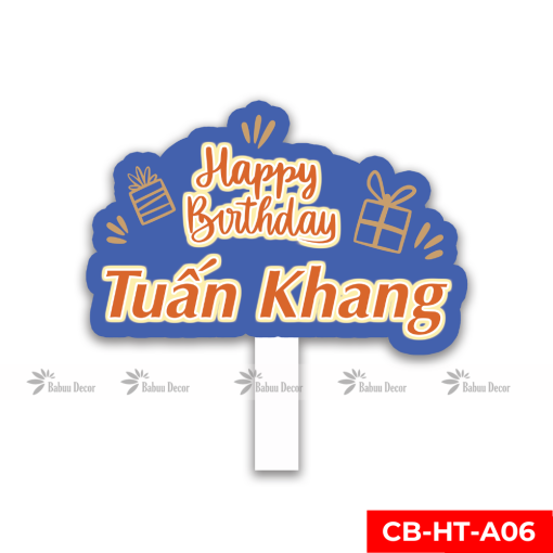Hashtag sinh nhật thiết kế CB-HTK-06