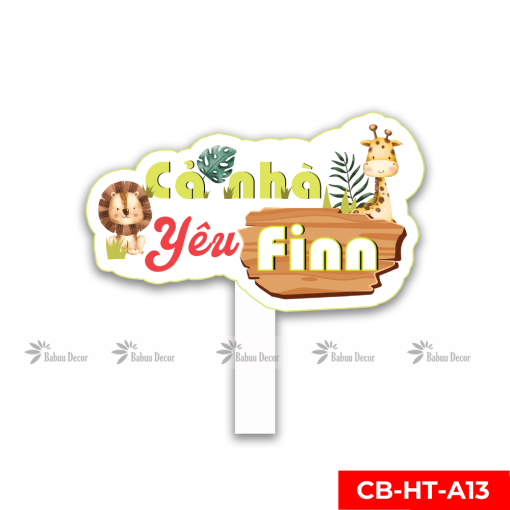 Hashtag sinh nhật thiết kế CB-HTK-13