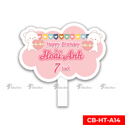 Hashtag sinh nhật thiết kế CB-HTK-14