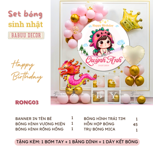 trang trí sinh nhật-RONG03