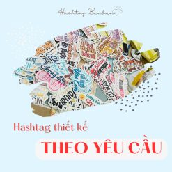 Hashtag thiết kế ảnh bìa