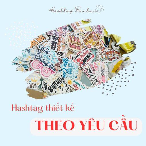 Hashtag thiết kế ảnh bìa