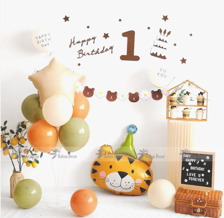 Set bóng sinh nhật tại nhà bé trai