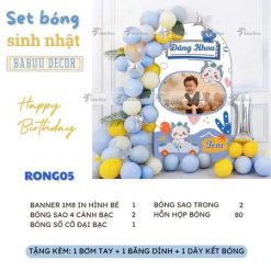 trang trí sinh nhật RONG05