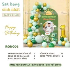 trang trí sinh nhật RONG06