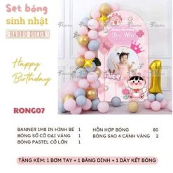 trang trí sinh nhật RONG07