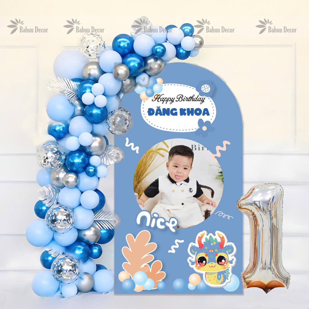 Bộ bóng bay sinh nhật hình Rồng