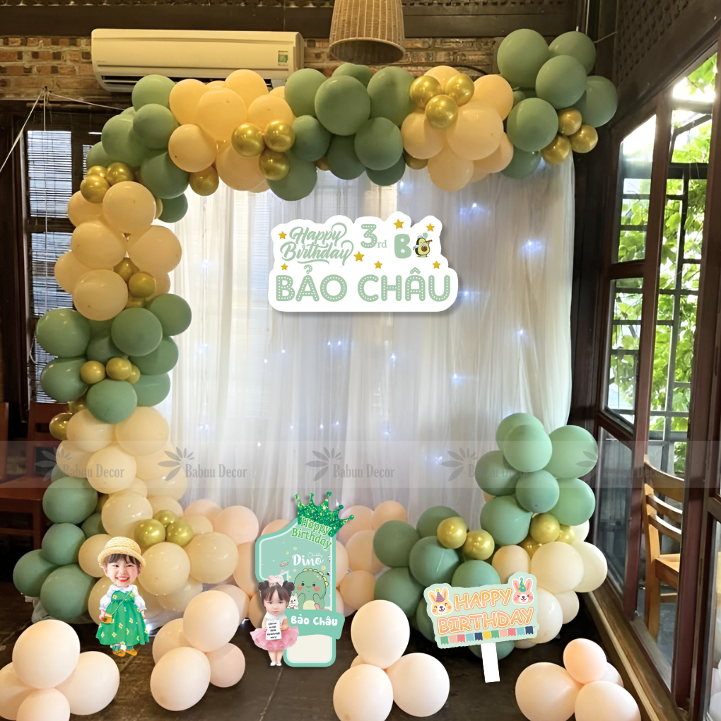 Ứng dụng của set trang trí sinh nhật tại nhà