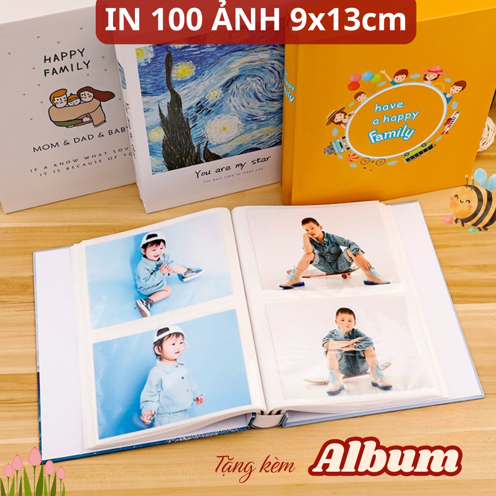 Combo in 100 ảnh 9x13 theo yêu cầu chất lượng tốt Combo in 100 ảnh 9x13 theo yêu cầu chất lượng tốt
