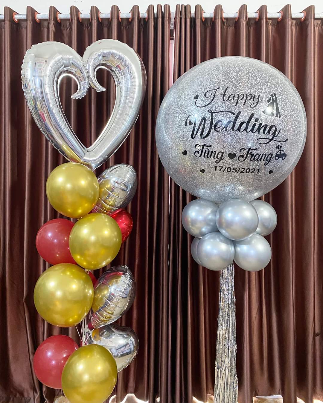 bóng jumbo tiệc cưới