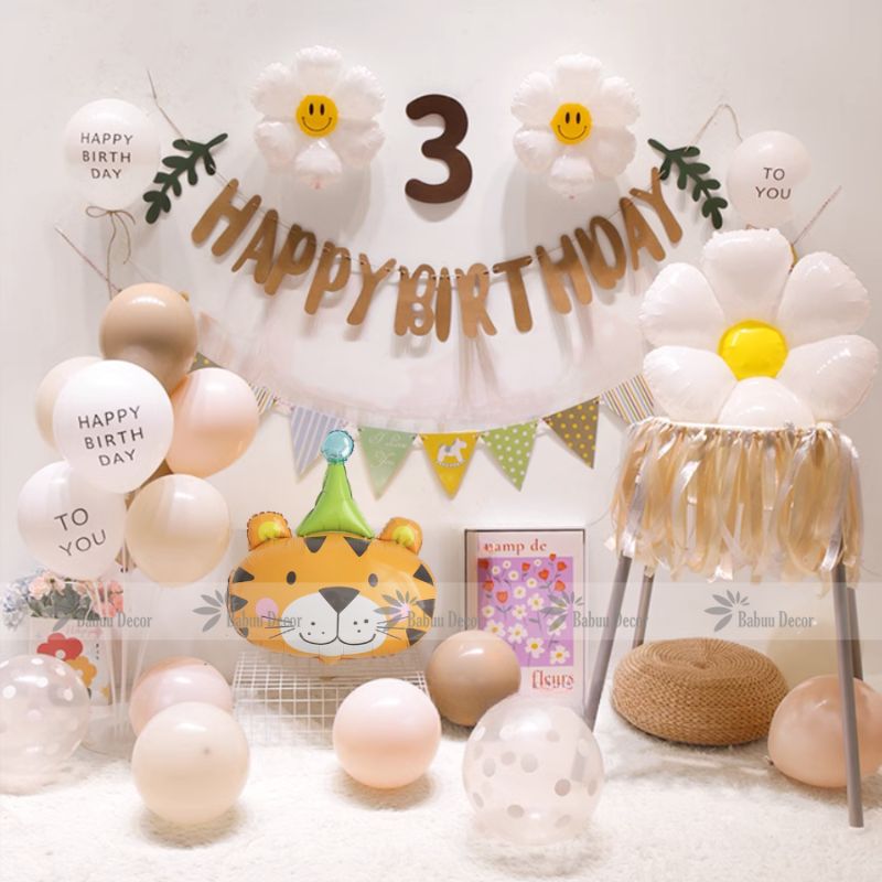 Trang trí sinh nhật cho bé tuổi Hổ