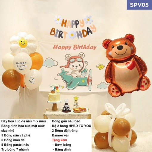 Sinh nhật phong cách hàn quốc đẹp SPV05