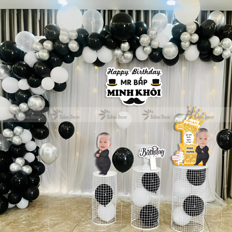 Combo trang trí sinh nhật tại nhà yc26 01