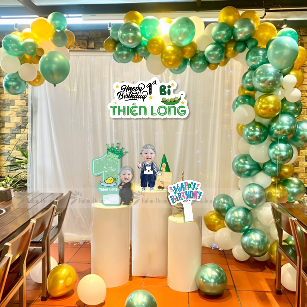 Phụ kiện trang trí sinh nhật tại nhà yc30-01