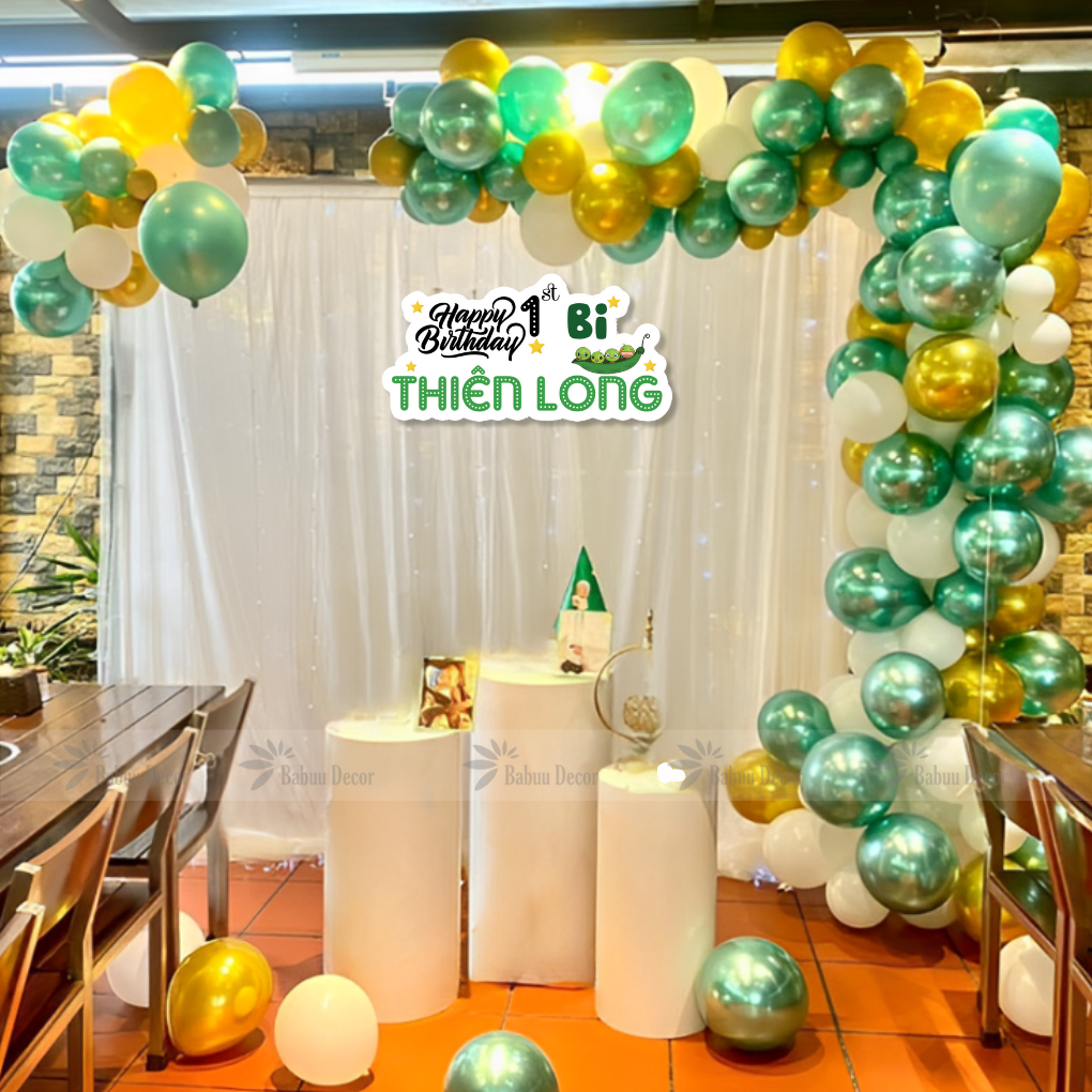 Gói trang trí sinh nhật tại nhà yc30