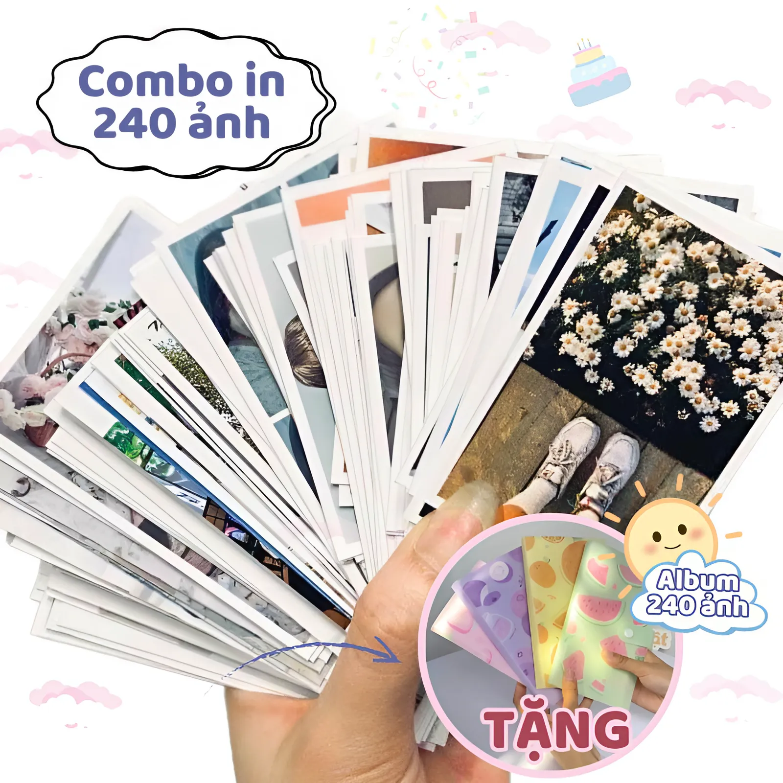 In ảnh kèm album đẹp