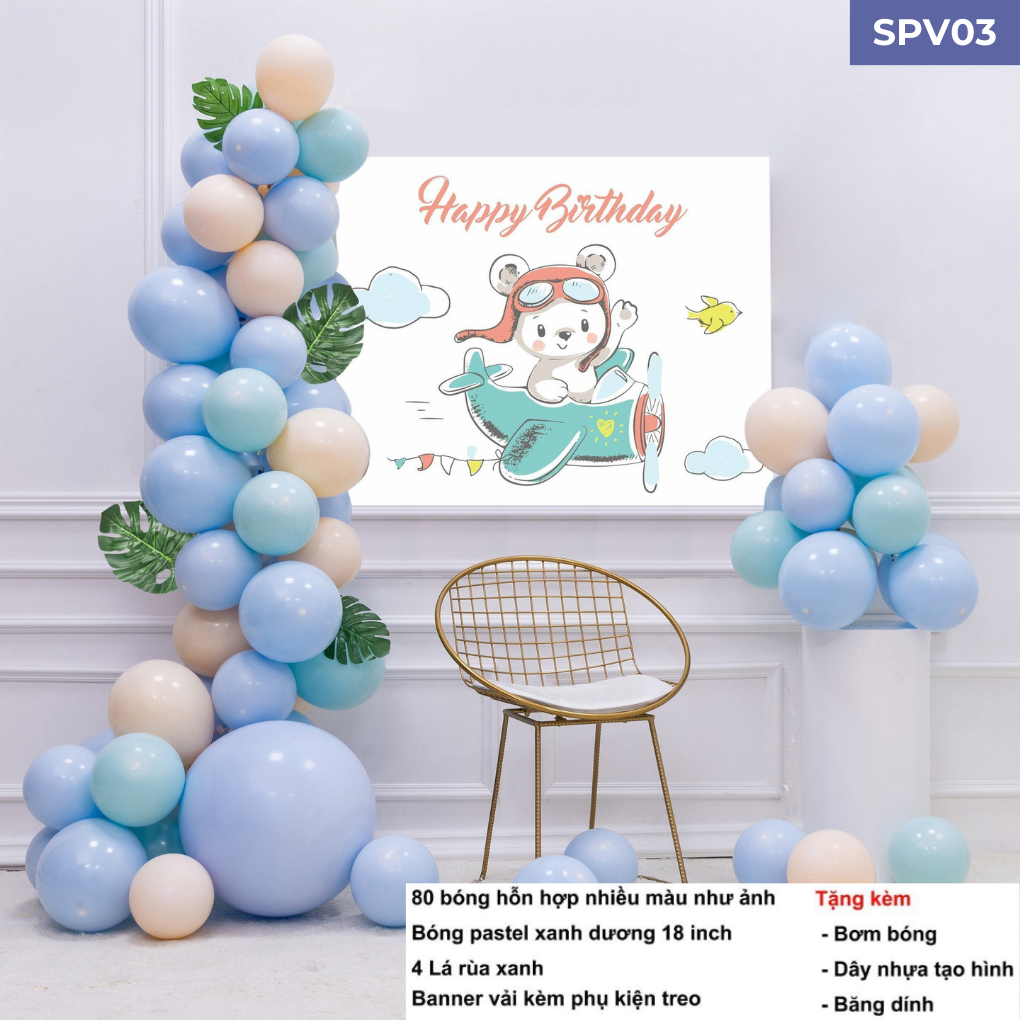 Phụ kiện sinh nhật phong cách hàn quốc SPV03 Phụ kiện sinh nhật phong cách hàn quốc SPV03