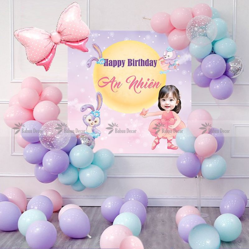 Phụ kiện sinh nhật công chúa ste01 ct