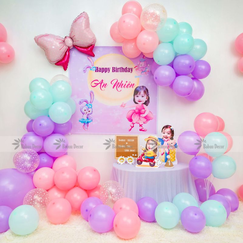 Set trang trí sinh nhật công chúa STE02 01 CT