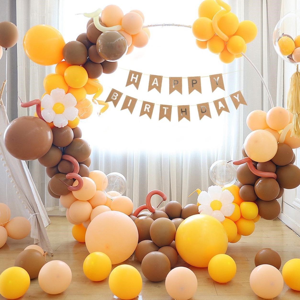 set trang trí sinh nhật bé trai bé gái tại nhà YC13