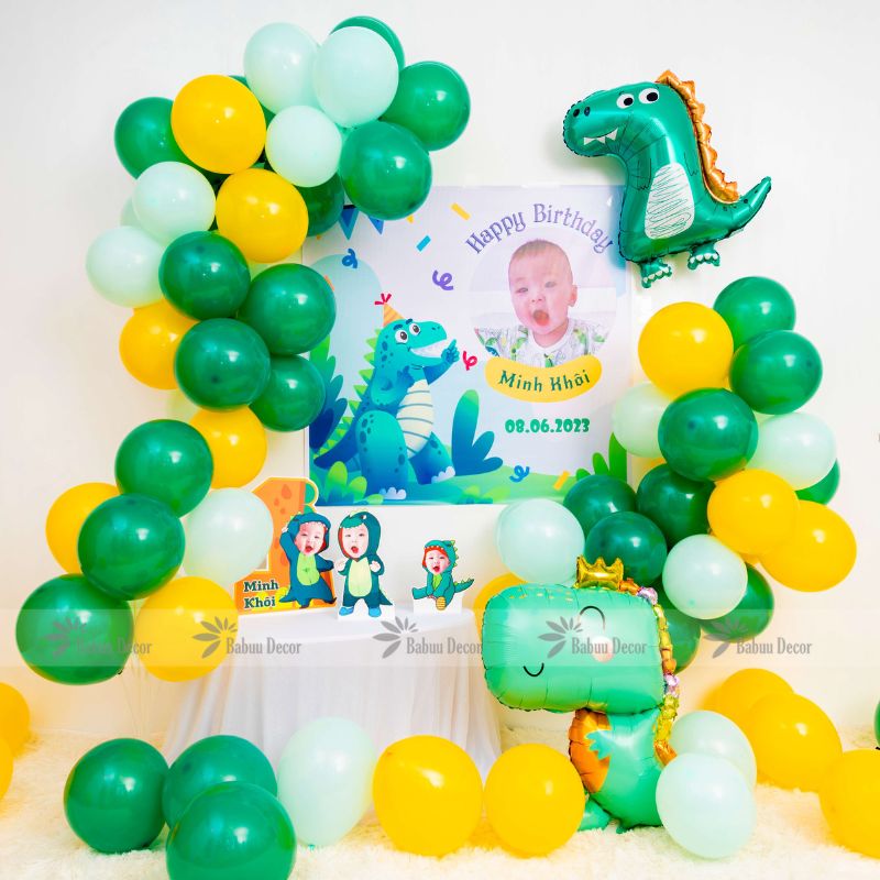 Trang trí tiệc khủng long tại nhà DINO07-01