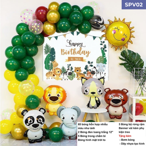 Trang trí sinh nhật chủ đề phong cách hàn quốc SPV02