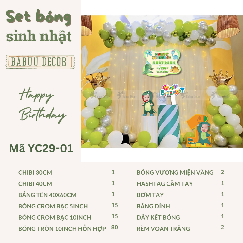Phụ kiện sinh nhật tại nhà đẹp yc29 01